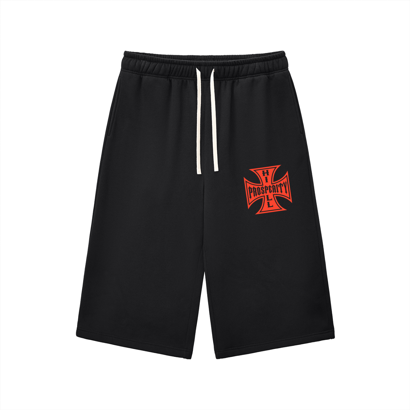 Hill Cross 3/4 Sweats (RED LOGO)