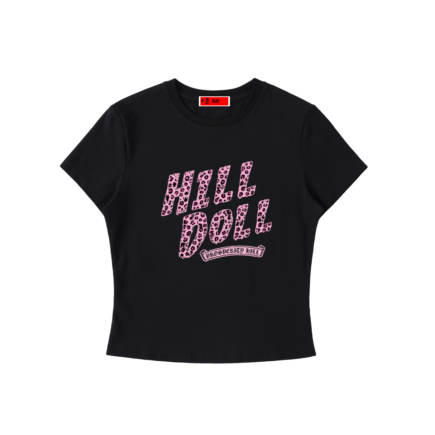 Hill Doll Pink Cheetah Bodycon Crewneck